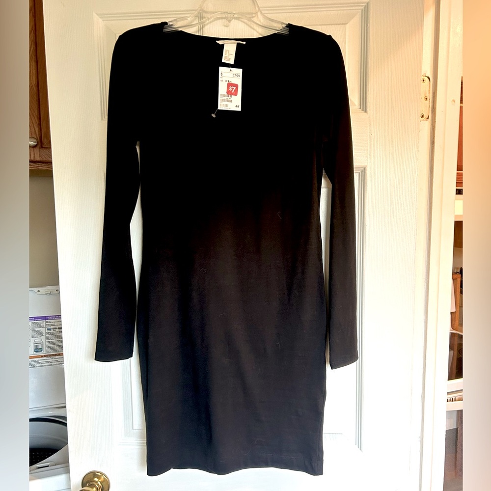 H&M Basics Long Sleeved Bodycon Dress